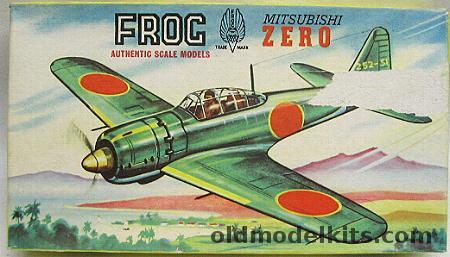 Frog 1/72 Mitsubish Zero (A6M), 392P plastic model kit